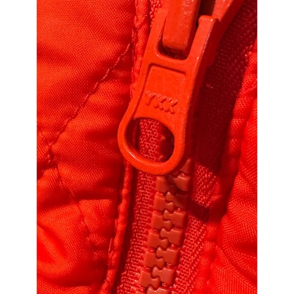 Lands’ End Women’s XL Quilted Jacket – Pumpkin Orange Thermolite Insulation - Picture 4 of 8